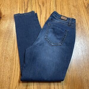 Earl Jean Women's Size 10 Skinny Ankle Jeans Blue Denim Mid Rise 27" Inseam